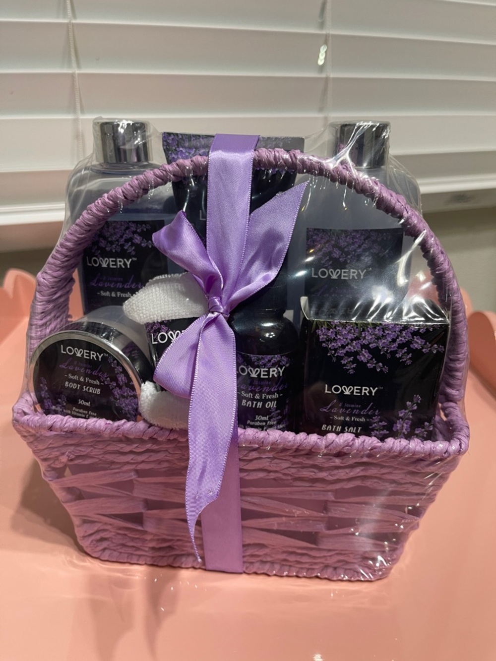 Lovery Lavender Bath Gift Basket